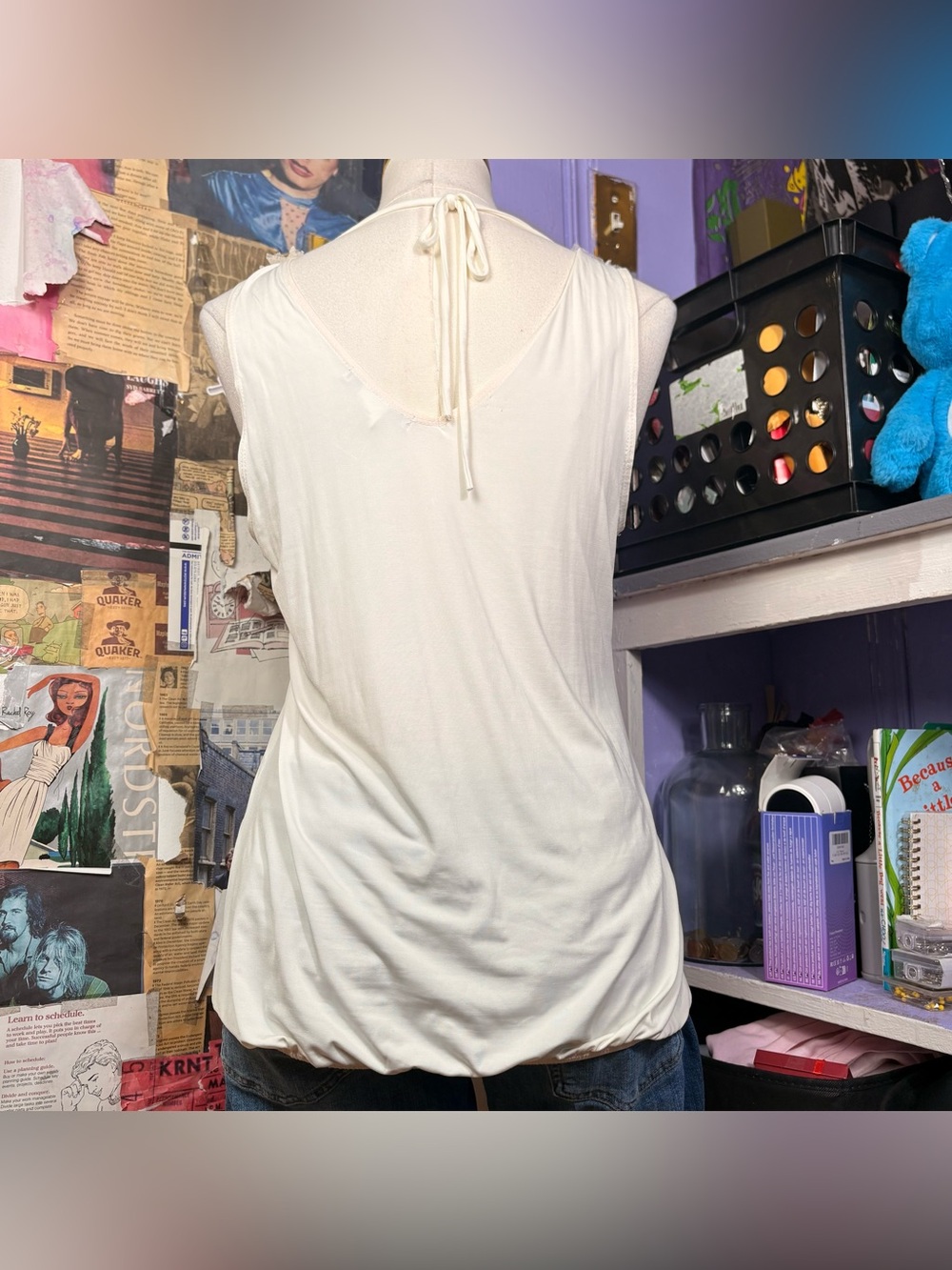 Beaded Ruffle Tank Top - Picture 5 of 7